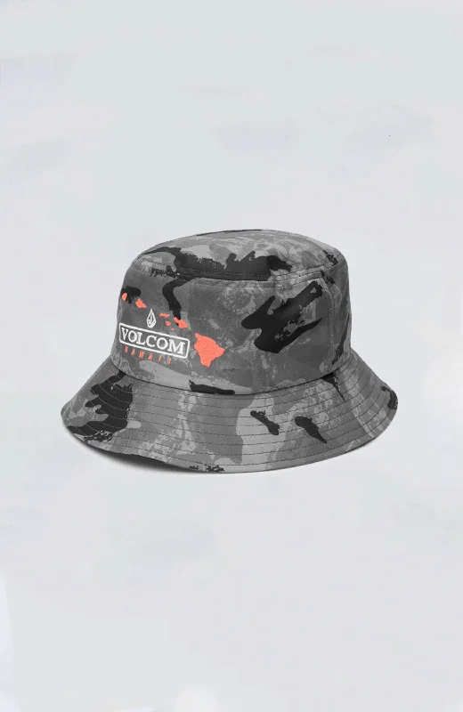 Bucket hats for beach parties and picnics-Volcom - Sunset Stone Bucket Hat