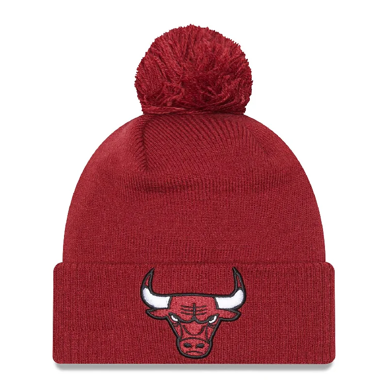 beanies for cold weather layering-  Chicago Bulls Youth 2022-23 City Edition Knit Hat