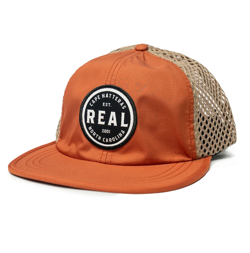 beanies with pompom-  REAL Coaches Hat-Texas Orange/Khaki