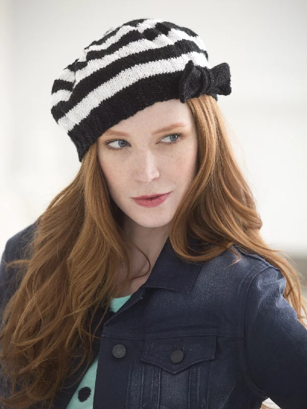 beanies for versatile wear-  April In Paris Beret (Knit)