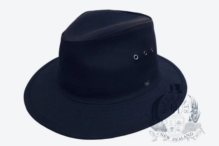 Bucket hats for enjoying the sunshine with style-The Milford Cotton Oilskin Bucket Black Small - Last one