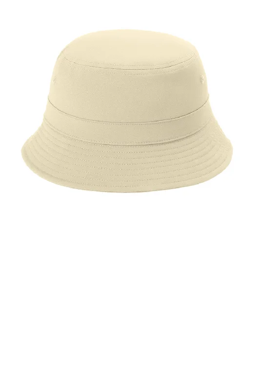 Bucket hats for stylish days in the sun-Port Authority Mens Moisture Wicking Bucket Hat - Sahara - New