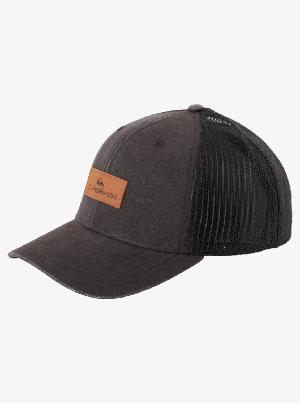 beanies for fashion-conscious individuals-  Quiksilver Down The Hatch Hat-Black