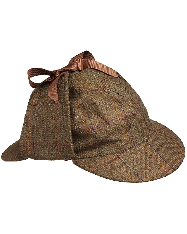 women's cozy hats for autumn and winter fashion-Laksen Woolston Tweed Highland Hat