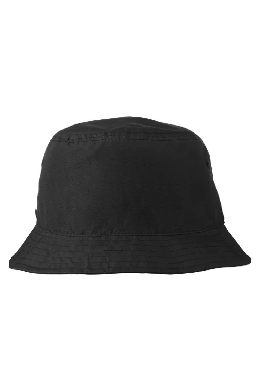 Bucket hats for stylish beach and poolside outfits-Nautica Mens Rock Island Bucket Hat - Black