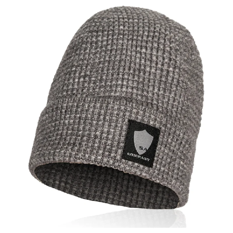 beanies with extra warmth and style-  Ridge Beanie | SA Shield | Smokey Grey PreOrder