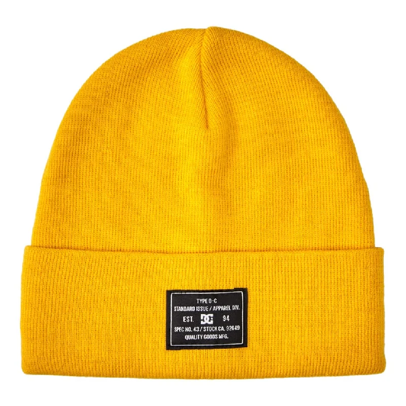 beanies with thermal protection-  DC Mens Label Beanie