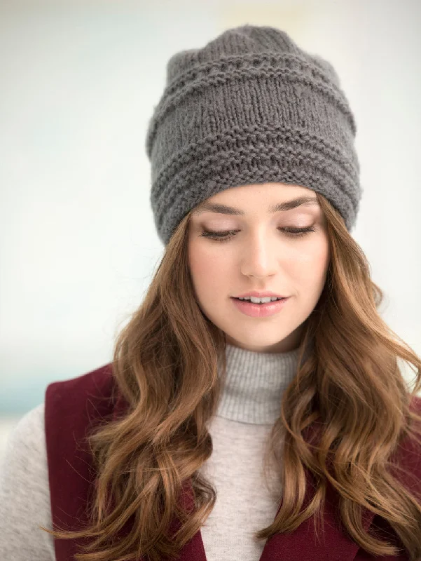 beanies with subtle details-  Tivoli Slouch Hat (Knit)