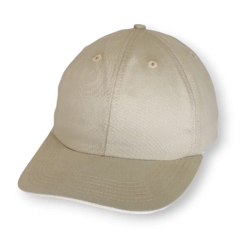 Baseball caps for picnics in the park-Cream - Unstructured Baseball Cap