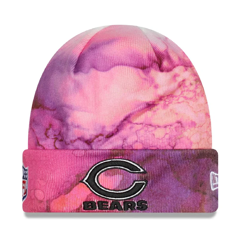 stylish beanies-  Chicago Bears NFL 2022 Crucial Catch Knit Hat