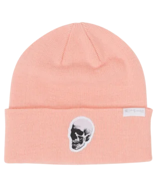 beanies for protecting from wind-  DC AW Label Beanie wmns - Shell Pink