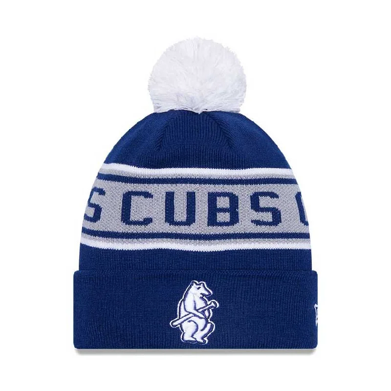 beanies for cozy warmth-  Chicago Cubs 1914 Repeat Pom Knit Hat