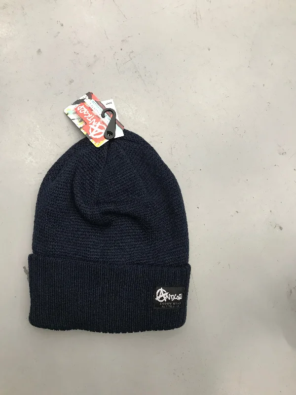 beanies for sports enthusiasts-  AntiCorp -  Double Layer Beanie - Navy