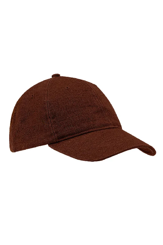 Baseball caps for all seasons-Econscious Mens Washed Hemp Blend Snapback Baseball Hat - Sienna