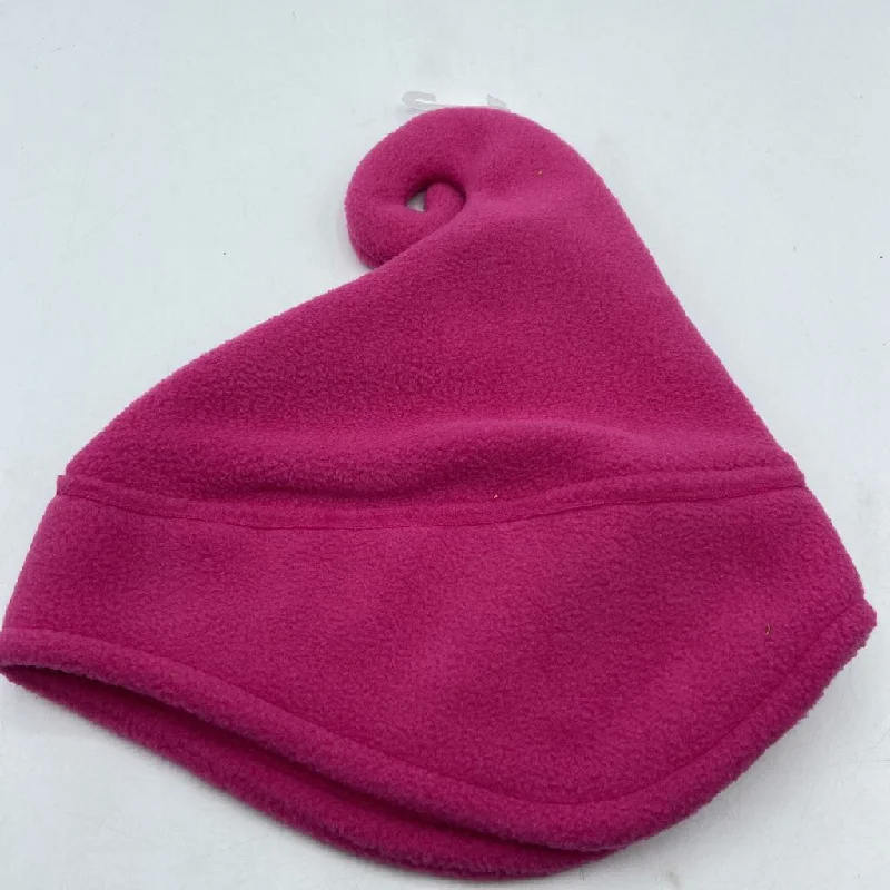 beanies with subtle details-  Size M (2-5T): Lofty Poppy Locally Made PINK Fleece Hat - NEW