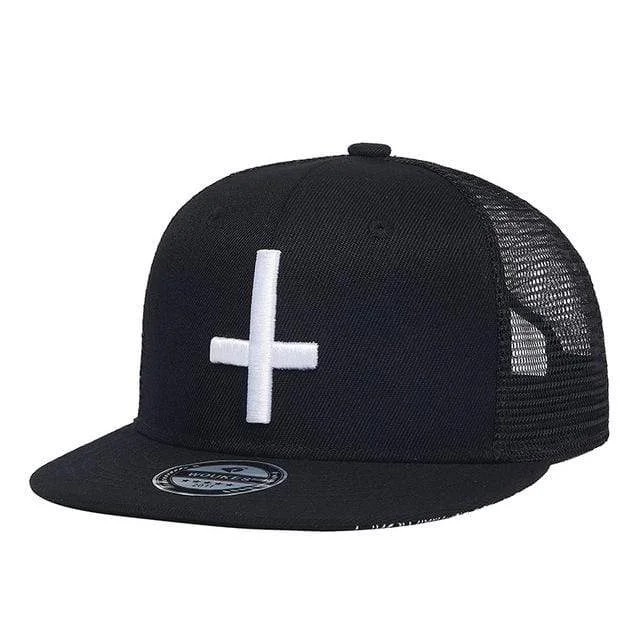 Plain baseball caps-Men's Hip-hop Summer Cross Baseball Cap