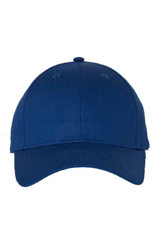 Men's hats for outdoor events in the heat-mens hats perfect for sun protection-Sportsman Mens Small Fit Adjustable Twill Hat - Royal Blue