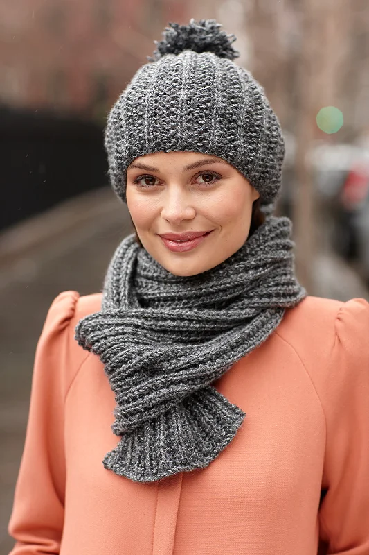 beanies for cozy and cute outfits-  Quite The Pair Hat And Scarf Set (Knit)