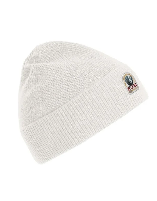 beanies with heavy knit-  BASIC HAT OFF WHITE