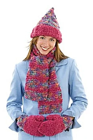 slouchy beanies for winter-  Knit 'Take Cover 'Set