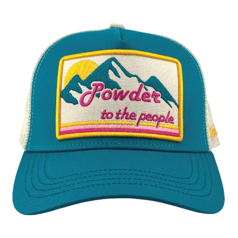 beanies for everyday wear-  Powder to the People - Teal