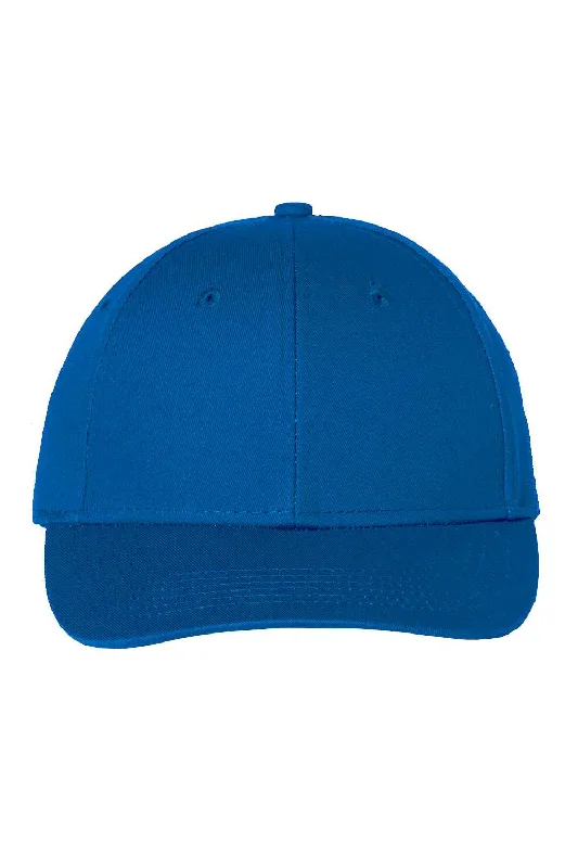 Men's hats for trendy winter mountain wear-mens hats for outdoor fashion-Valucap Mens Chino Adjustable Hat - Royal Blue