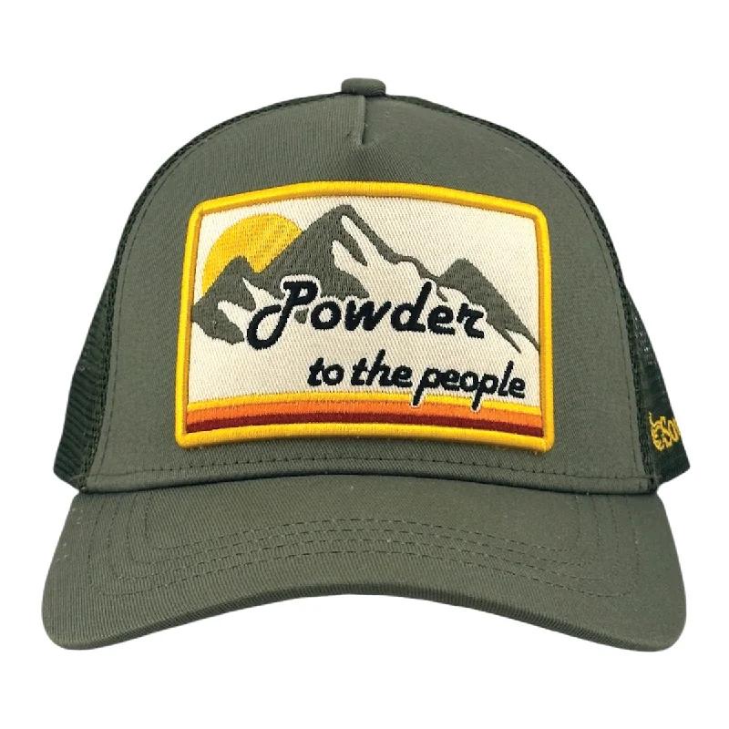 beanies for sports-  Powder to the People - Army