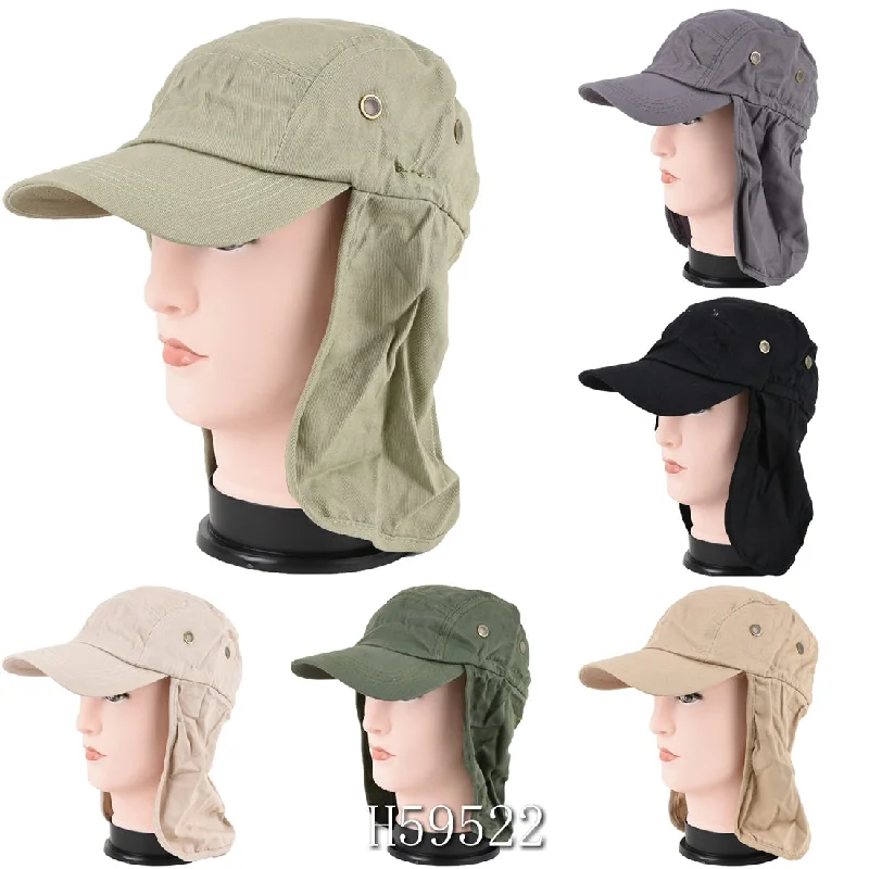 beanies with cozy fit-  Wholesale Summer Sun Windproof Fishing Cap Hats H59522