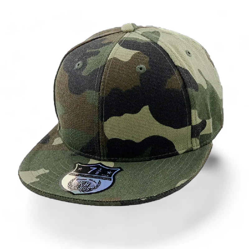 Baseball caps for football fans-Camo - Structured and Fitted Baseball Cap