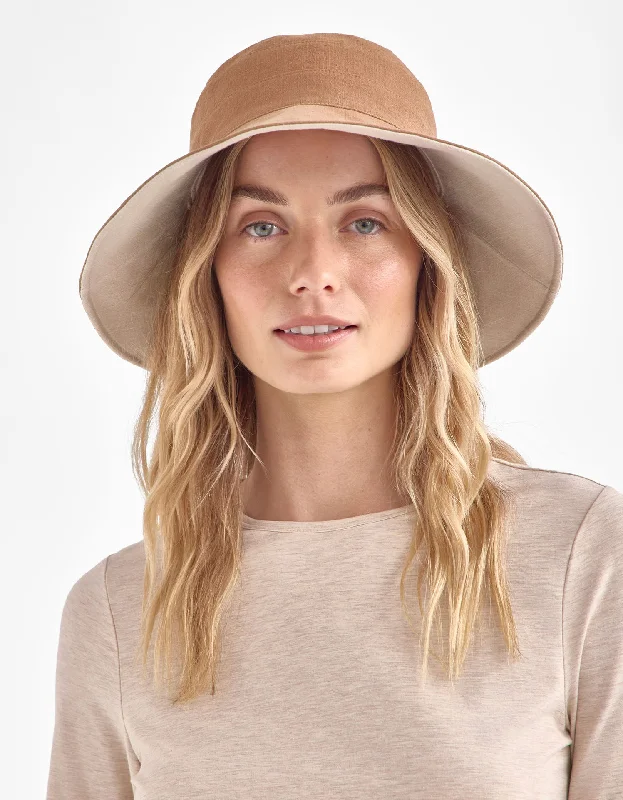 beanies with stylish features-  Resort Wide Brim Sun Hat UPF 50+