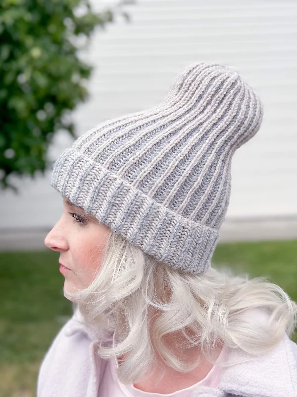 beanies for fashionable looks in winter-  Knit Kit - Egg-Free Brioche Beanie