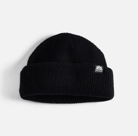 beanies for cold winter nights-  Autumn Shorty Double Roll Hat