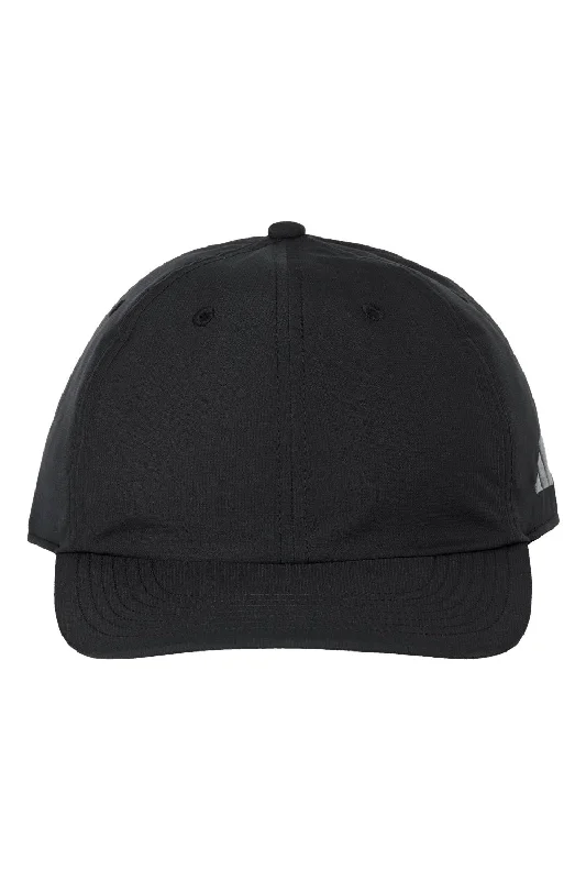 Men's hats for style-conscious individuals-mens hats comfortable design-Adidas Mens Sustainable Performance Max Moisture Wicking Snapback Hat - Black