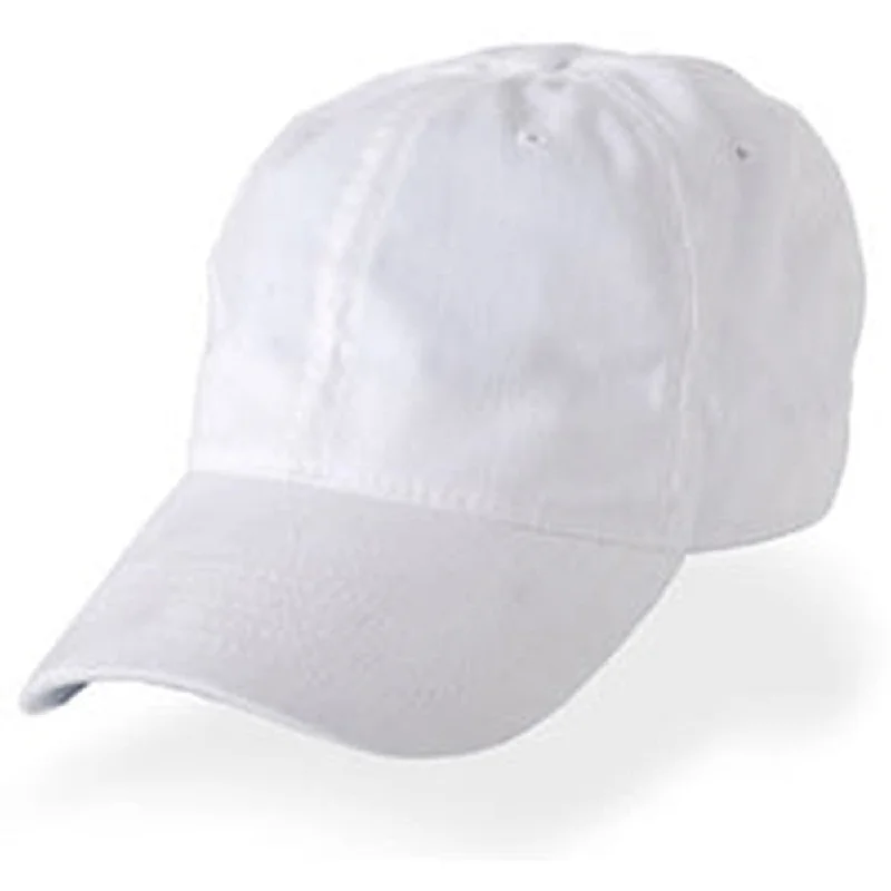 Baseball caps for all types of weather-White - Unstructured Baseball Cap