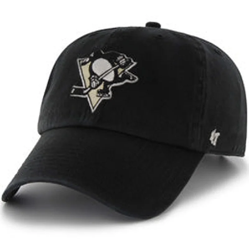 Baseball caps for a sporty look-Pittsburgh Penguins (NHL) - Unstructured Baseball Cap