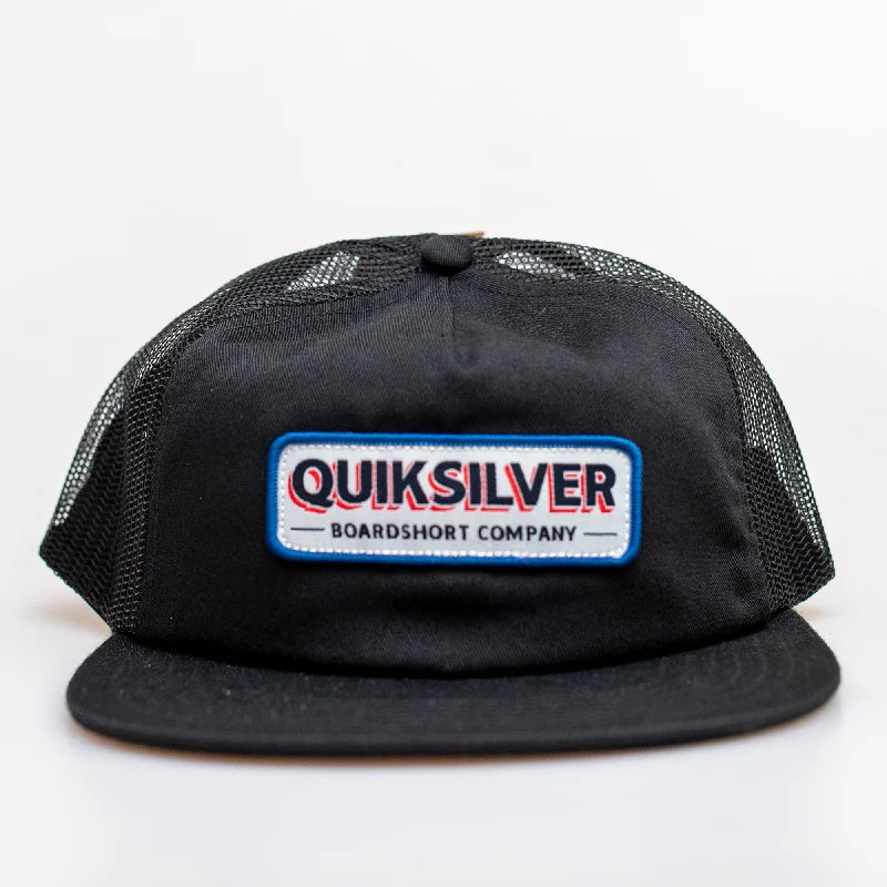 beanies with functional features-  Quiksilver Ray Horizons Hat-Dark Navy