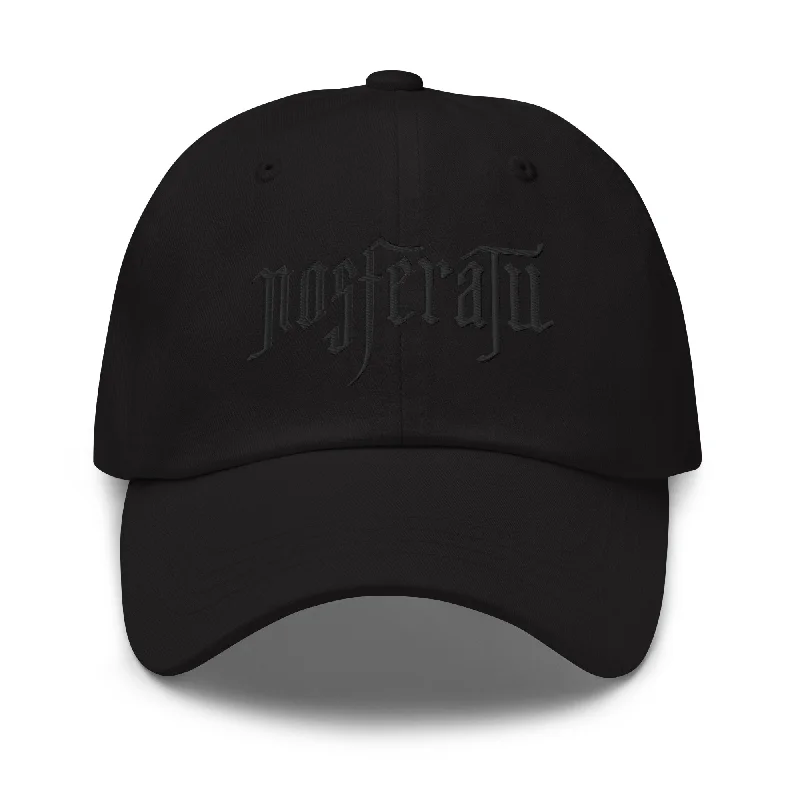 cute beanies-  Nosferatu Logo Embroidered Dad Hat