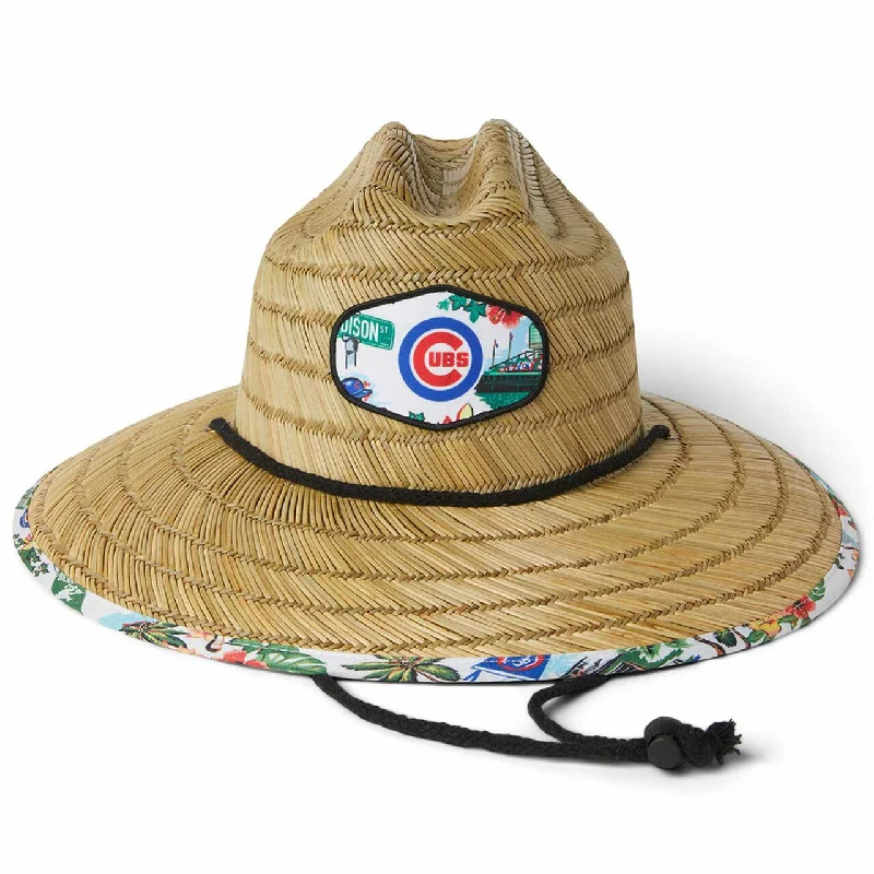 beanies with extra warmth-  Chicago Cubs Reyn Spooner Straw Hat