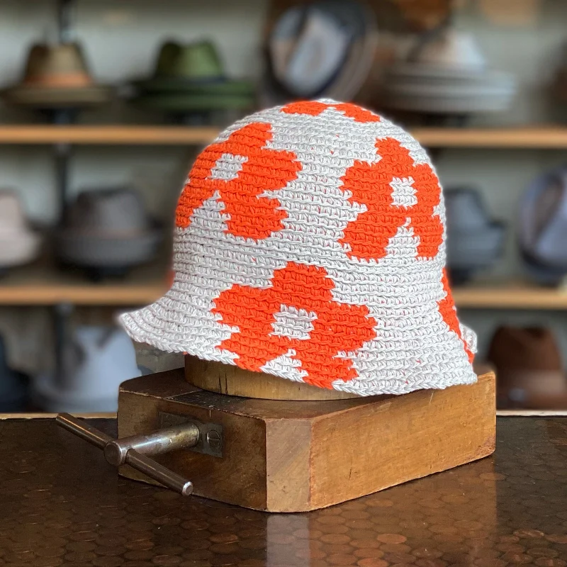 Bucket hats for hiking and outdoor explorations-Flower Power Bucket Hat