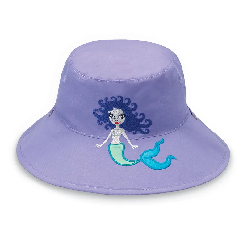 beanies with detailed stitching-  Mermaid Hat - Purple