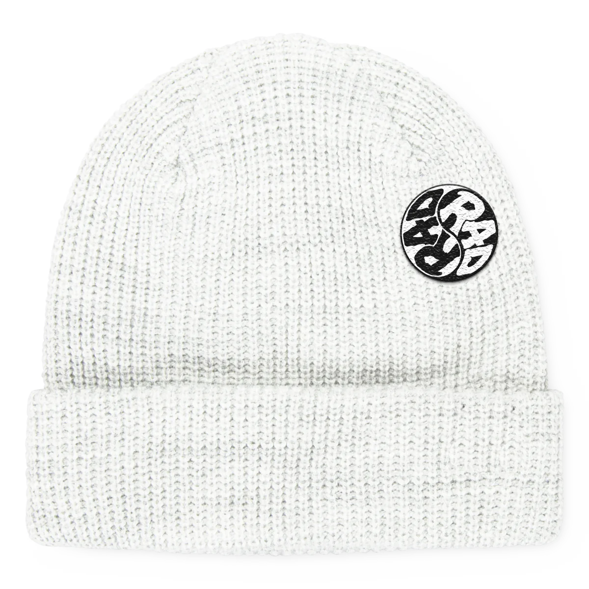 beanies for hiking and backpacking-  RAD Swirl Beanie White