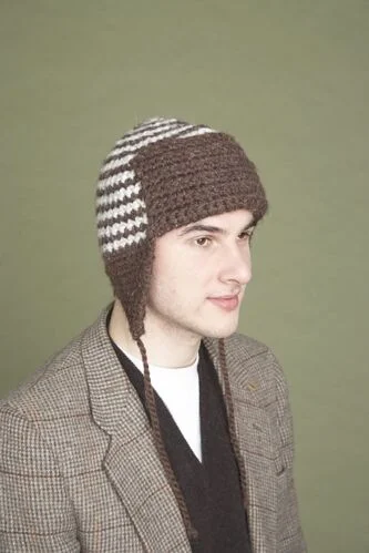 beanies for outdoor sports-  Aaron's Hat Trick 3 (Crochet)