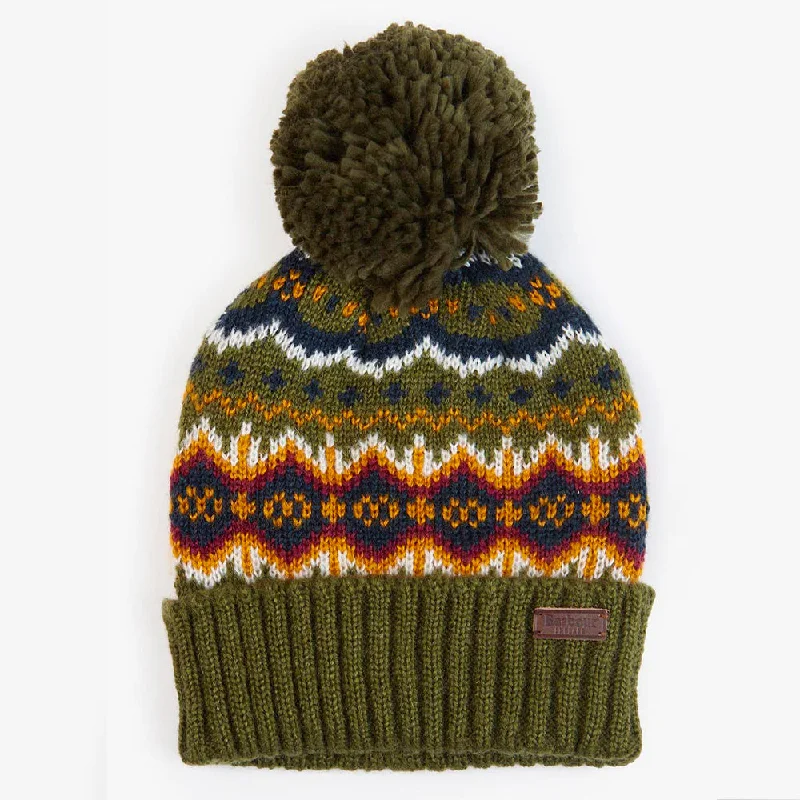 beanies for those chilly days-  CASE FAIRISLE BEANIE OLIVE