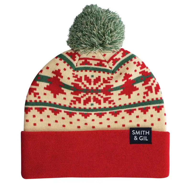 beanies with bright colors-  'Fair Isle Xmas' Beanie