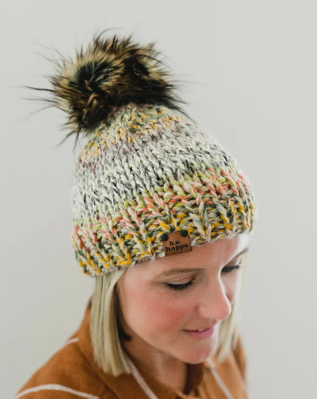 beanies for cold, brisk mornings-  Wholesale Solid Knit Pom Hat | Coney Island