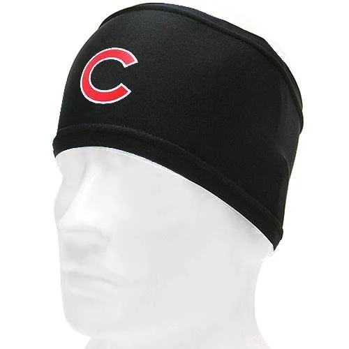 beanies with windproof design-  Chicago Cubs Authentic Collection CoolEra Headband