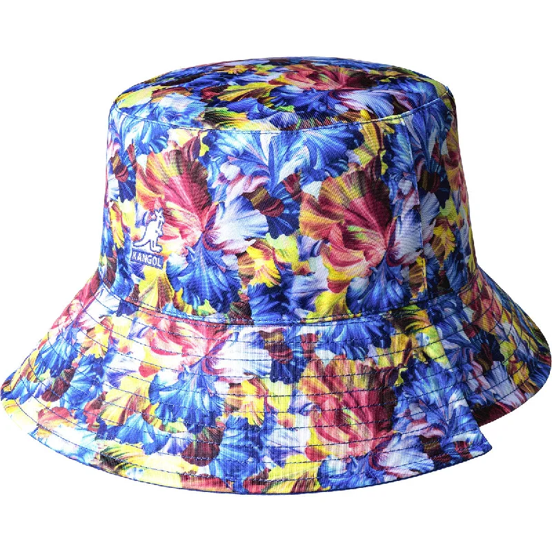 Comfortable bucket hats for outdoor activities-Kangol Floral Reversable Bucket