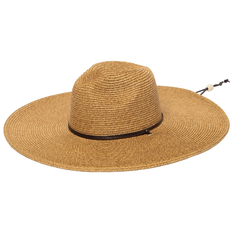 beanies for family outings-  El Campo 5" Brim Sun Hat - UPF50 Sun Protection with Chin Cord by San Diego Hat Co.