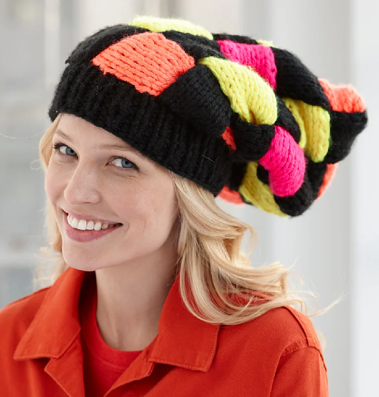 beanies with bold colors-  The Future Is Bright Hat (Knit)