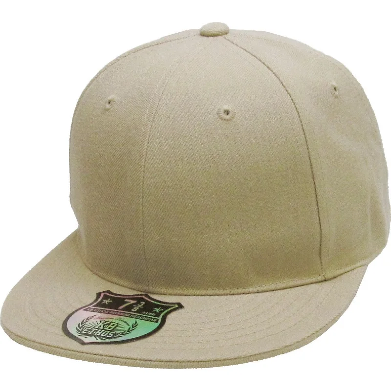 Baseball caps for athletes and fans-Khaki - Structured and Fitted Baseball Cap